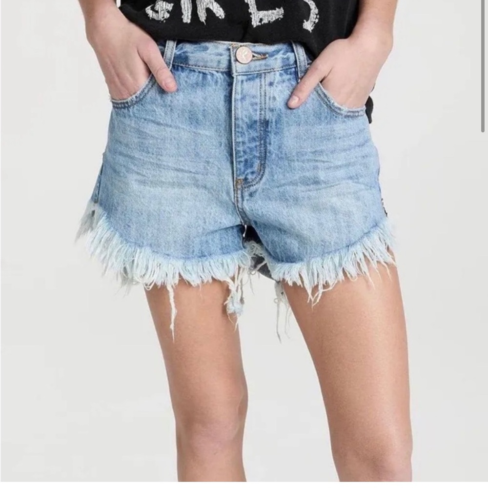 One teaspoon | size 29 | denim frayed shorts